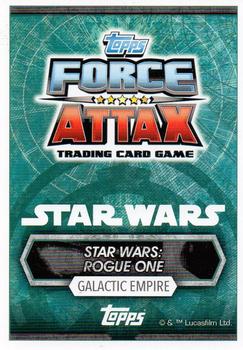 2017 Topps Star Wars Force Attax Universe #264 Director Krennic Back