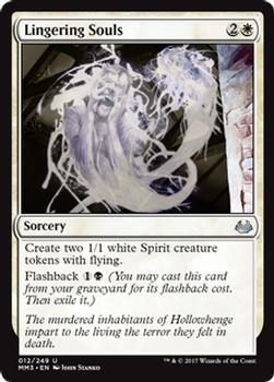 2017 Magic the Gathering Modern Masters 2017 #12 Lingering Souls Front