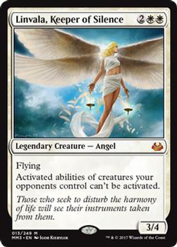 2017 Magic the Gathering Modern Masters 2017 #13 Linvala, Keeper of Silence Front