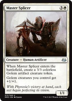 2017 Magic the Gathering Modern Masters 2017 #15 Master Splicer Front