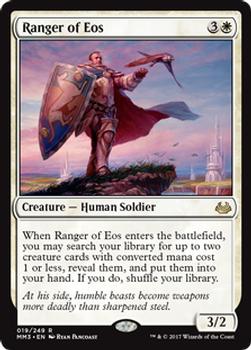 2017 Magic the Gathering Modern Masters 2017 #19 Ranger of Eos Front