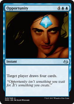 2017 Magic the Gathering Modern Masters 2017 #45 Opportunity Front