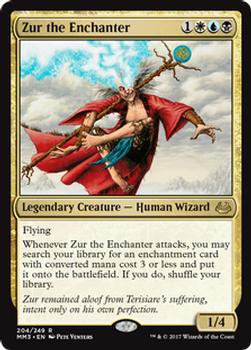 2017 Magic the Gathering Modern Masters 2017 #204 Zur the Enchanter Front