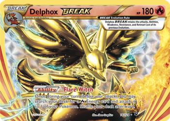 2016 Pokemon XY Fates Collide #14/124 Delphox BREAK Front