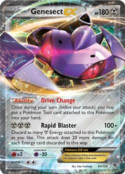 2016 Pokemon XY Fates Collide #64/124 Genesect EX Front