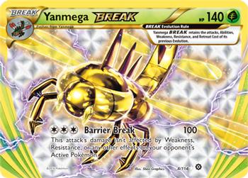 2016 Pokemon XY Steam Siege #8/114 Yanmega BREAK Front