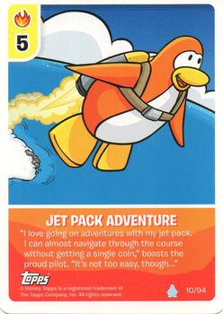 2008 Topps Club Penguin Card-Jitsu #10 Jet Pack Adventure Front