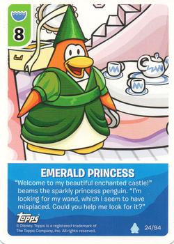 2008 Topps Club Penguin Card-Jitsu #24 Emerald Princess Front