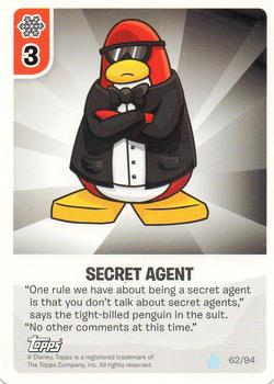 2008 Topps Club Penguin Card-Jitsu #62 Secret Agent Front
