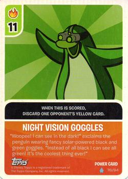 2008 Topps Club Penguin Card-Jitsu #76 Night Vision Goggles Front