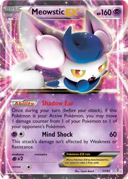2016 Pokemon Generations #37/83 Meowstic EX Front