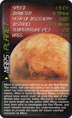 2004 Top Trumps Space Phenomena #NNO Mars Front