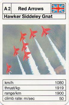 1970-79 Ace Trumps Red Arrows and Other Aerobatic Teams #A2 Hawker Siddeley Gnat Front