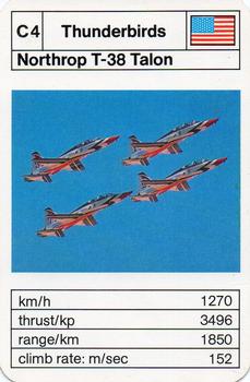 1970-79 Ace Trumps Red Arrows and Other Aerobatic Teams #C4 Northrop T-38 Talon Front