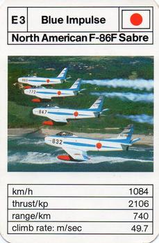 1970-79 Ace Trumps Red Arrows and Other Aerobatic Teams #E3 North American F-86F Sabre Front