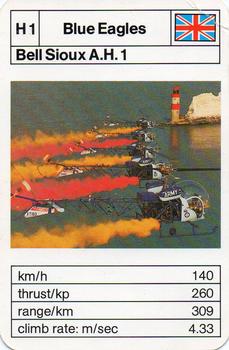 1970-79 Ace Trumps Red Arrows and Other Aerobatic Teams #H1 Bell Sioux A.H.1 Front