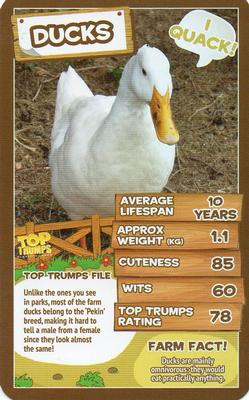 2016 Top Trumps Farm Animals #NNO Ducks Front