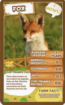 2016 Top Trumps Farm Animals #NNO Fox Front