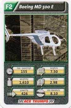 2010 Ace Trumps Helicopters #F2 Boeing MD 500 E Front