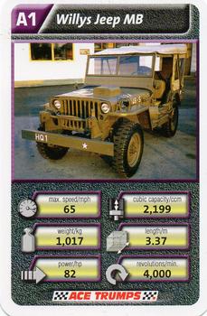 2010 Ace Trumps Off Roaders #A1 Willys Jeep MB Front