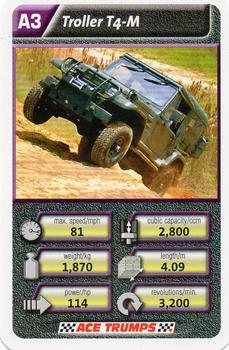 2010 Ace Trumps Off Roaders #A3 Troller T4-M Front