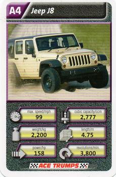 2010 Ace Trumps Off Roaders #A4 Jeep J8 Front