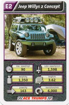2010 Ace Trumps Off Roaders #E2 Jeep Willys 2 Concept Front