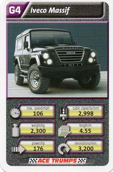 2010 Ace Trumps Off Roaders #G4 Iveco Massif Front