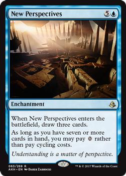 2017 Magic the Gathering Amonkhet #63 New Perspectives Front