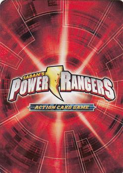 2013 Bandai Power Rangers Series 1 Rise of Heroes #1-009 Blue Megaforce Ranger Back
