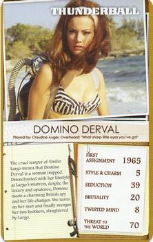 2013 Top Trumps Limited Editions 007 Bond Girls #NNO Domino Derval Front