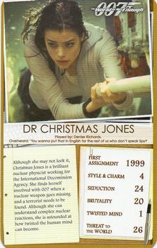 2013 Top Trumps Limited Editions 007 Bond Girls #NNO Dr Christmas Jones Front