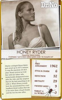 2013 Top Trumps Limited Editions 007 Bond Girls #NNO Honey Rider Front