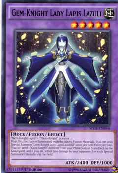 2015 Yu-Gi-Oh! Secrets of Eternity #SECE-EN046 Gem-Knight Lady Lapis Lazuli Front