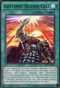 2015 Yu-Gi-Oh! Secrets of Eternity #SECE-EN056 Gottoms' Second Call Front