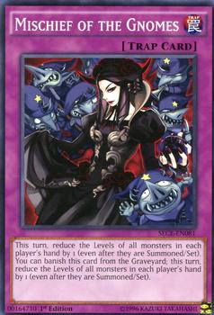 2015 Yu-Gi-Oh! Secrets of Eternity #SECE-EN081 Mischief of the Gnomes Front