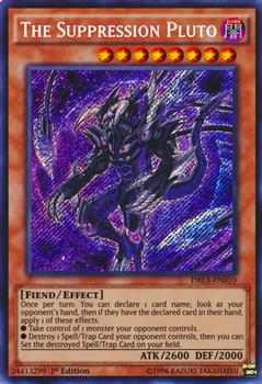 2016 Yu-Gi-Oh! Legends of the Dragon: Unleashed English 1st Edition #DRL3-EN010 The Suppression Pluto Front