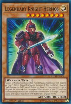 2016 Yu-Gi-Oh! Legends of the Dragon: Unleashed English 1st Edition #DRL3-EN062 Legendary Knight Hermos Front