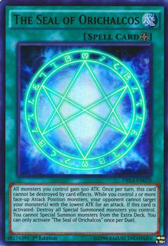 2016 Yu-Gi-Oh! Legends of the Dragon: Unleashed English 1st Edition #DRL3-EN070 The Seal of Orichalcos Front