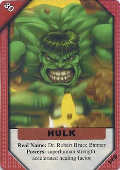2001 Marvel Recharge CCG - Inaugural Edition #3 Hulk Front