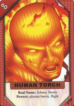 2001 Marvel Recharge CCG - Inaugural Edition #8 Human Torch Front