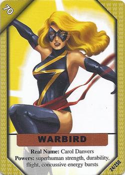 2001 Marvel Recharge CCG - Inaugural Edition #24 Warbird Front