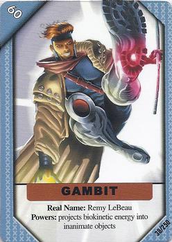 2001 Marvel Recharge CCG - Inaugural Edition #38 Gambit Front