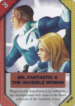 2001 Marvel Recharge CCG - Inaugural Edition #44 Mr. Fantastic & The Invisible Woman Front