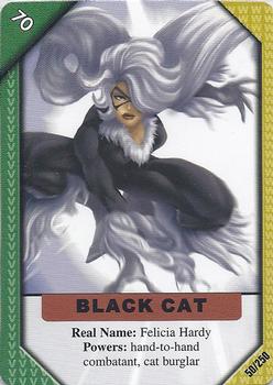2001 Marvel Recharge CCG - Inaugural Edition #50 Black Cat Front