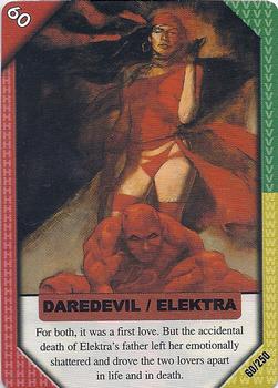 2001 Marvel Recharge CCG - Inaugural Edition #60 Daredevil / Elektra Front