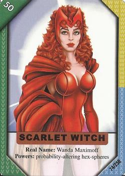 2001 Marvel Recharge CCG - Inaugural Edition #74 Scarlet Witch Front