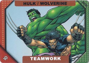 2001 Marvel Recharge CCG - Inaugural Edition #78 Hulk / Wolverine Front
