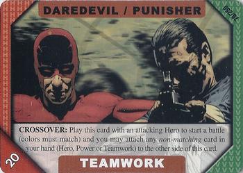 2001 Marvel Recharge CCG - Inaugural Edition #79 Daredevil / Punisher Special: Crossover Front