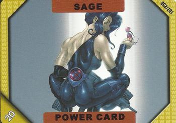 2001 Marvel Recharge CCG - Inaugural Edition #107 Sage Front